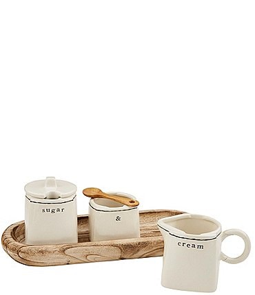 Image of Mud Pie 5-Piece Cream & Sugar Set