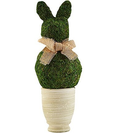 Image of Mud Pie Easter Collection Bunny Topiaries