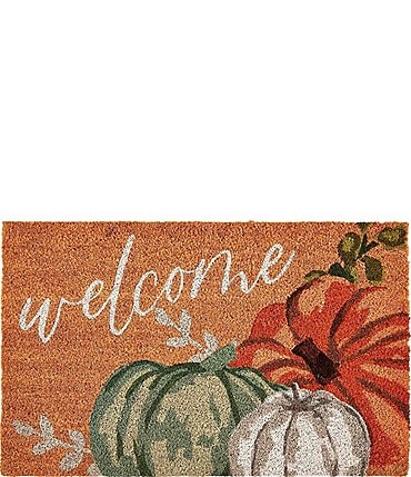Image of Mud Pie Festive Fall Collection Welcome Door Mat