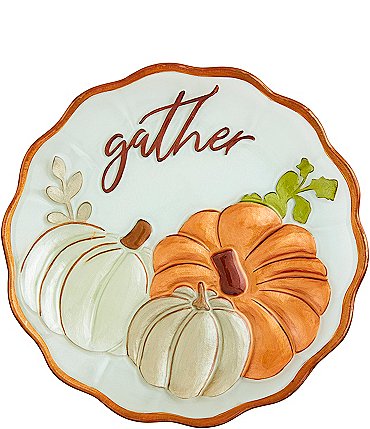 Image of Mud Pie Gather Glass Platter