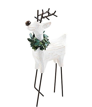 Image of Mud Pie Holiday Collection Bent Leg Deer Table Sitter