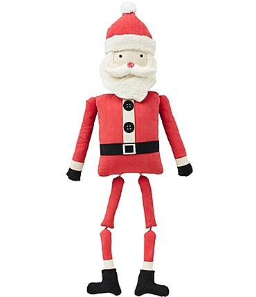 Image of Mud Pie Holiday Collection Stuffed Santa Sitter
