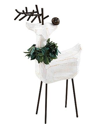 Image of Mud Pie Holiday Collection Turned Head Deer Table Sitter