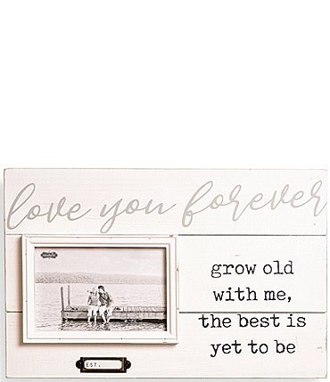 Image of Mud Pie Love You Forever Wood Picture Frame