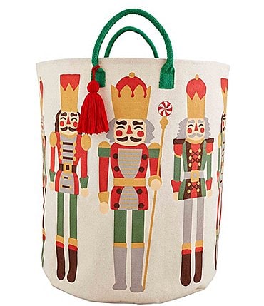 Image of Mud Pie Oversized Nutcracker Gift Tote