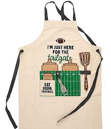 Image of Mud Pie Tailgate Gameday Grilling Apron