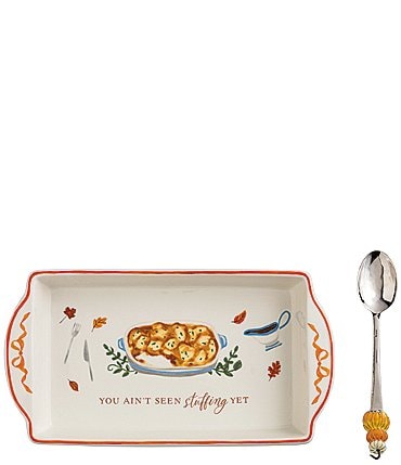 Image of Mud Pie Thanksgiving Collection Stuffing Baker Set