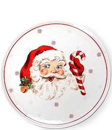 Image of Mud Pie Vintage Santa Dinner Plate