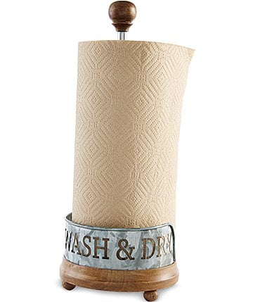 Image of Mud Pie Wash & Dry Footed Paper Towel Holder