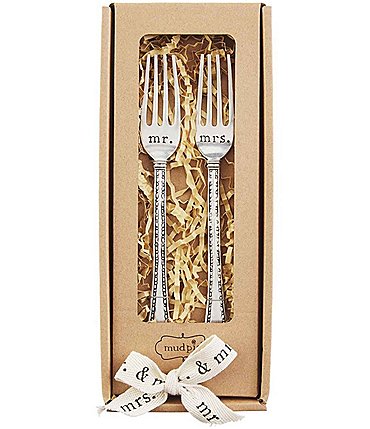 Image of Mud Pie Wedding Boxed Fork Set