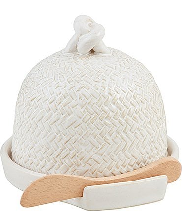 Image of Mud Pie White House Cheese Ball Cloche Set