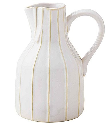 Image of Mud Pie White House Collection Textured Jug Bud Small Vase