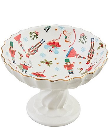 Image of Mud Pie Winter Wonderland Nutcracker Candy Dish