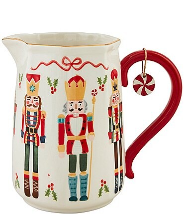 Image of Mud Pie Winter Wonderland Nutcracker Pitcher