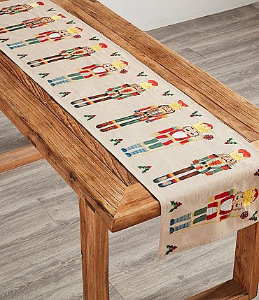 Image of Mud Pie Winter Wonderland Nutcracker Runner, 72"