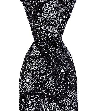 Image of Murano Thomas Flower Burst Traditional 3 1/8" Silk Tie