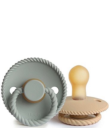 Image of Mushie Frigg Rope Rubber Pacifier