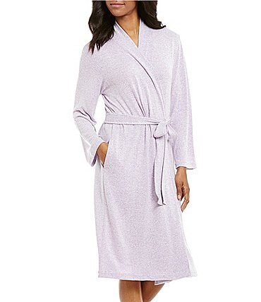 Image of N by Natori Soho Brushed Knit Cozy Wrap Robe