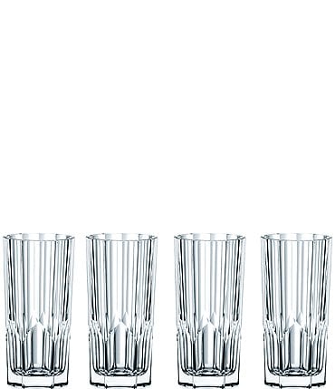 Image of Nachtmann Aspen Crystal Long Drink Glasses, Set of 4