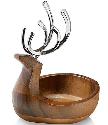 Image of Nambe Reindeer Candy Dish