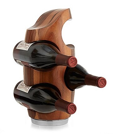 Image of Nambe Vie 4 Bottle Wine Rack