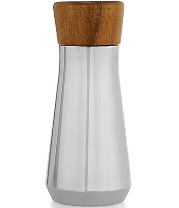 Image of Nambe Vie Acacia Wood Stainless Steel Cocktail Shaker