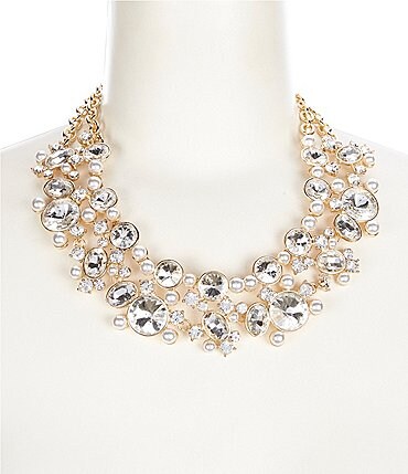 Image of Natasha Accessories Favorite Pearl Statement Necklace
