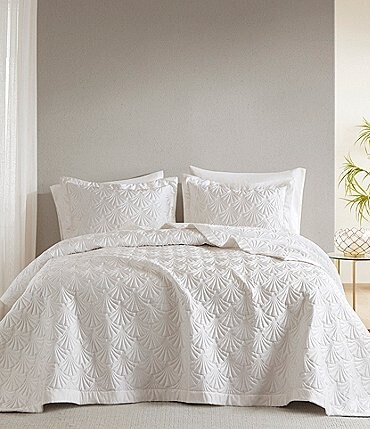 Image of Natori Jeju Embroidered Oversized Coverlet Mini Set
