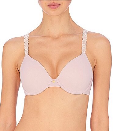 Image of Natori Pure Luxe Seamless Full-Busted Underwire U-Back Contour T-Shirt Bra