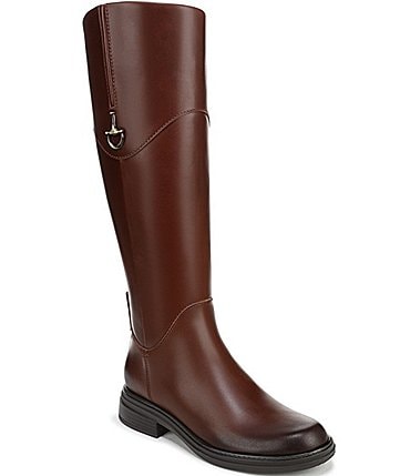 Image of Naturalizer 27 EDIT Oslo Leather Bit Hardware Tall Boots