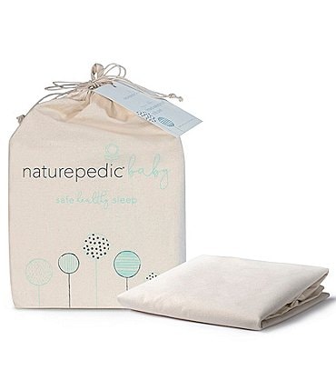 Image of Naturepedic Organic Waterproof Baby Crib Flat Protector Pad