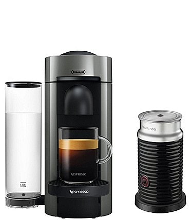Image of Nespresso Vertuo Plus Coffee And Espresso Machine by De'Longhi with Aeroccino