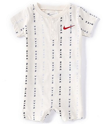 Image of Nike Baby Boys Newborn-9 Months Short Sleeve Fast Ball Jersey Shortall