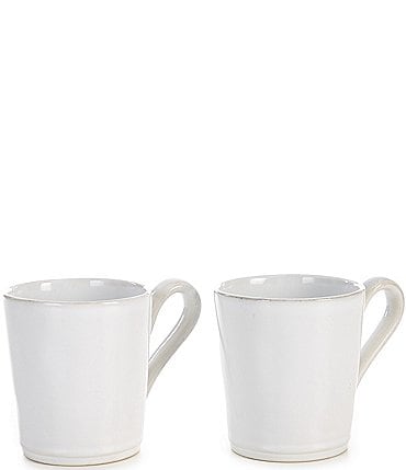 Image of Noble Excellence Astoria Collection Glazed Stoneware Coffee Mugs, Set of 2