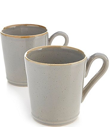 Image of Noble Excellence Astoria Collection Speckled Glazed Mugs, Set of 2