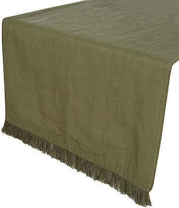 Image of Southern Living Classic Fringe Table Runner, 70"