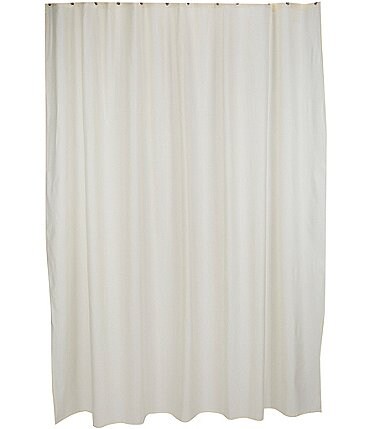 Image of Noble Excellence Embossed Fabric Shower Curtain Liner