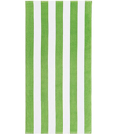 Image of Noble Excellence Outdoor Collection Cabana Striped Beach Towel