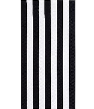 Image of Noble Excellence Outdoor Collection Cabana Striped Beach Towel
