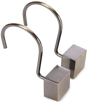 Image of Noble Excellence Square Cube Shower Curtain Hook Set