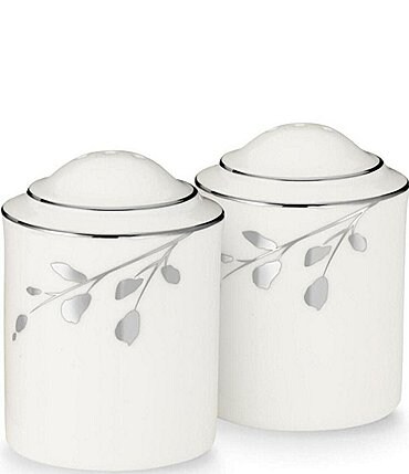 Image of Noritake Birchwood Porcelain Salt & Pepper Set