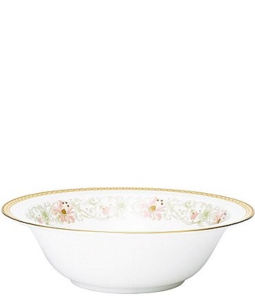 Image of Noritake Blooming Splendor Large Round Vegetable Bowl