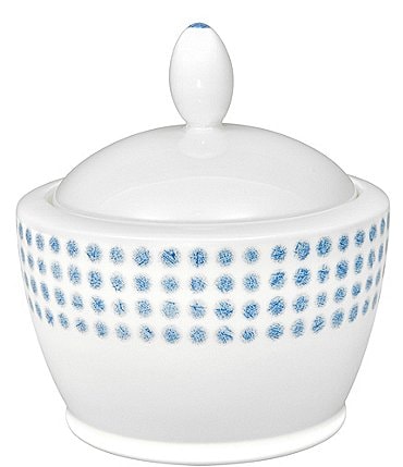 Image of Noritake Blue Hammock Porcelain Covered Sugar Bowl