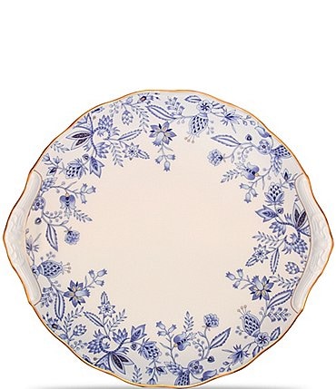 Image of Noritake Blue Sorrentino Chinoiserie Party Plate
