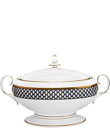 Image of Noritake Blueshire Covered Vegetable  Bowl