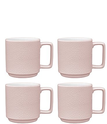Image of Noritake ColorTex Stone Collection Stax Coffee Mugs, Set of 4