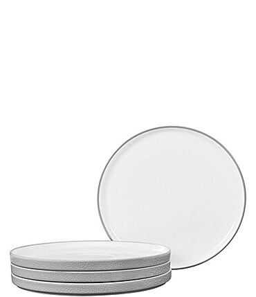 Image of Noritake ColorTex Stone Collection Stax Salad Plates, Set of 4