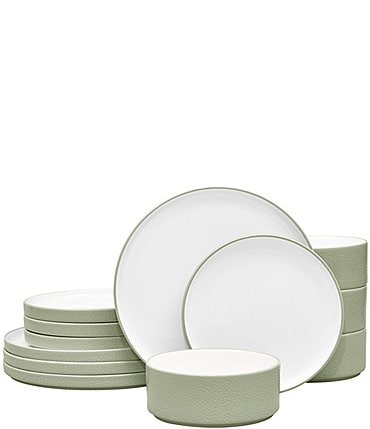 Image of Noritake ColorTex Stone Collection 12-Piece Stax Set, Service For 4