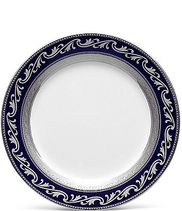 Image of Noritake Crestwood Cobalt Platinum Accent Salad Plate