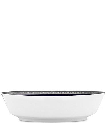 Image of Noritake Crestwood Cobalt Platinum Porcelain Oval Vegetable Bowl